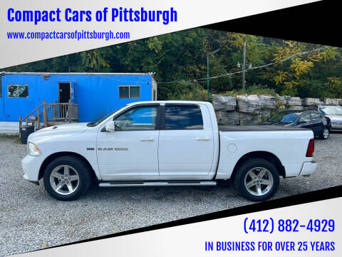 2012 RAM Ram Pickup 1500 for sale at Compact Cars of Pittsburgh in Pittsburgh PA