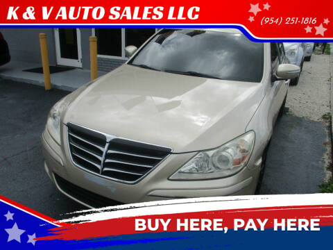 2009 Hyundai Genesis for sale at K & V AUTO SALES LLC in Hollywood FL