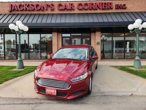 2015 Ford Fusion for sale at Jacksons Car Corner Inc in Hastings NE