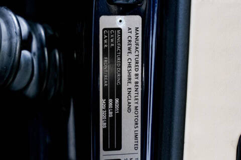 2012 Bentley Continental GT