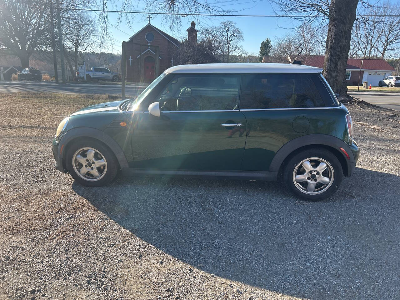 Dk. Green 2011 MINI Cooper Base Base 2dr Hatchback 1