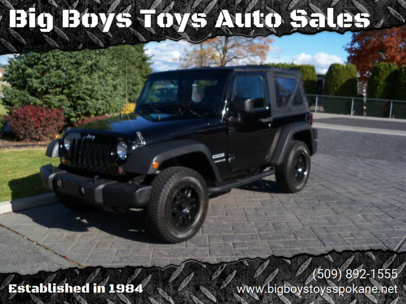 2014 Jeep Wrangler for sale at Big Boys Toys Auto Sales in Spokane Valley WA