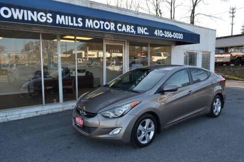 2013 Hyundai Elantra for sale at Owings Mills Motor Cars in Owings Mills MD