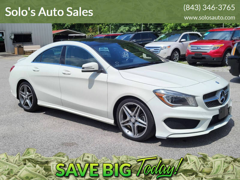 2014 Mercedes-Benz CLA for sale at Solo's Auto Sales in Timmonsville SC