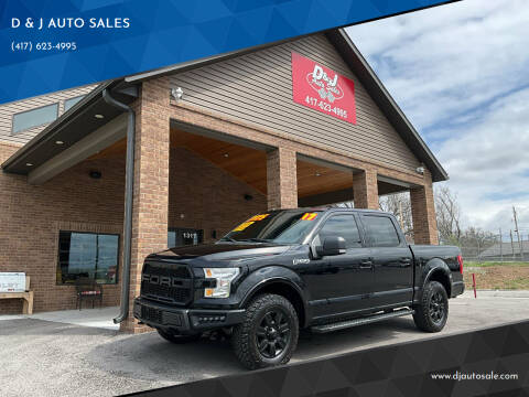 2017 Ford F-150 for sale at D & J AUTO SALES in Joplin MO