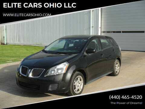 2009 Pontiac Vibe for sale at ELITE CARS OHIO LLC in Solon OH