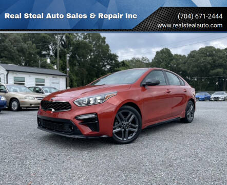 2021 Kia Forte for sale at Real Steal Auto Sales & Repair Inc in Gastonia NC