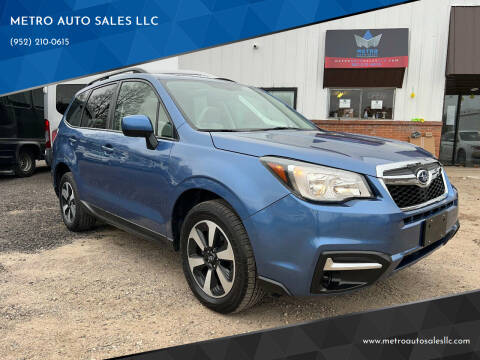 2017 Subaru Forester for sale at METRO AUTO SALES LLC in Lino Lakes MN