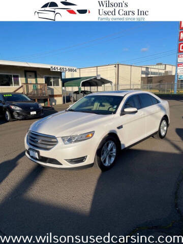 2014 Ford Taurus for sale at Wilson's Used Cars Inc in Eugene OR