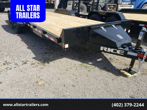 2022 Rice Trailers 20 FOOT CAR HAULER FLATBED