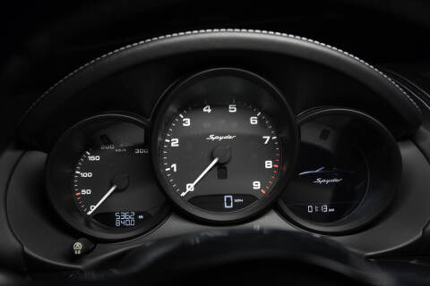 2016 Porsche Boxster Spyder