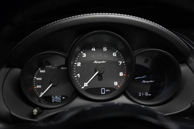 2016 Porsche Boxster Spyder