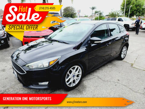 2015 Ford Focus for sale at GENERATION ONE MOTORSPORTS in La Habra CA