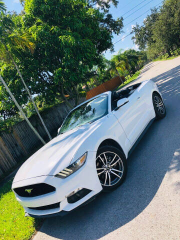 2016 Ford Mustang for sale at IRON CARS in Hollywood FL