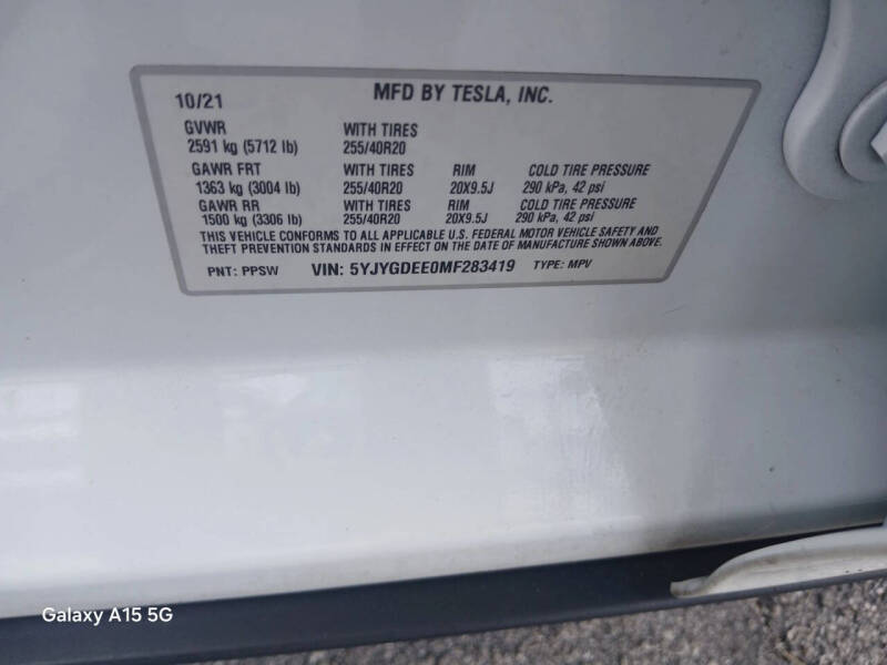 2021 Tesla Model Y Long Range