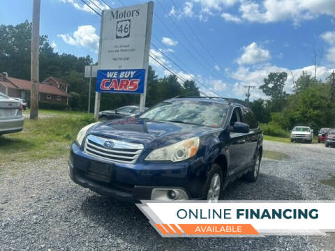 2011 Subaru Outback for sale at Motors 46 in Belvidere NJ