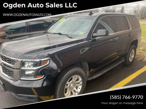 2019 Chevrolet Tahoe for sale at Ogden Auto Sales LLC in Spencerport NY