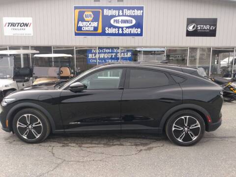 2021 Ford Mustang Mach-E for sale at Ripley & Fletcher Pre-Owned Sales & Service in Farmington ME
