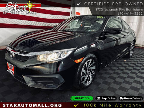 2017 Honda Civic for sale at Star Auto Mall in Bethlehem PA