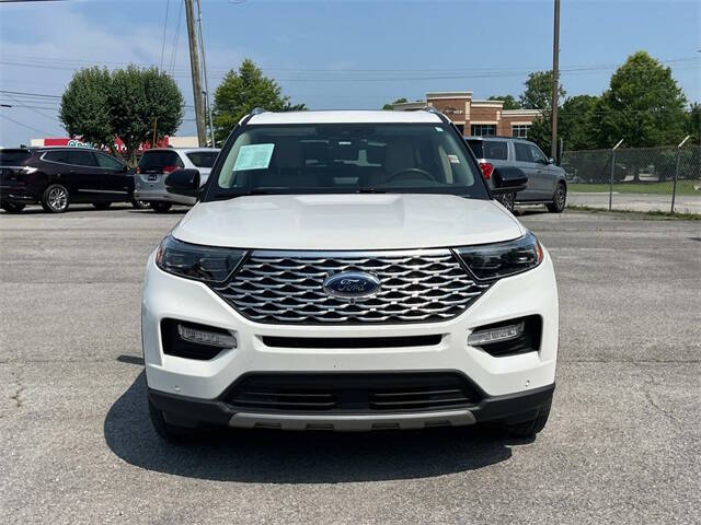 Used 2021 Ford Explorer Platinum with VIN 1FM5K8HC4MGB76510 for sale in Columbia, TN