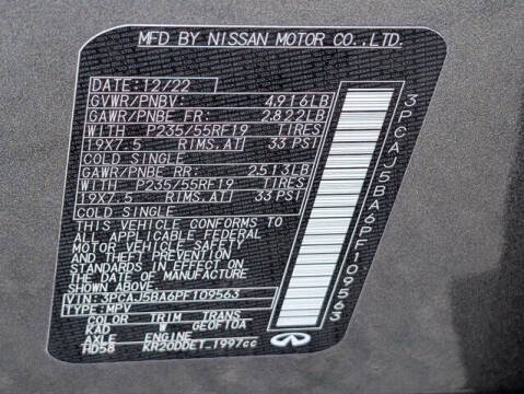 2023 Infiniti QX50 Luxe