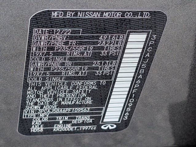 2023 Infiniti QX50 Luxe