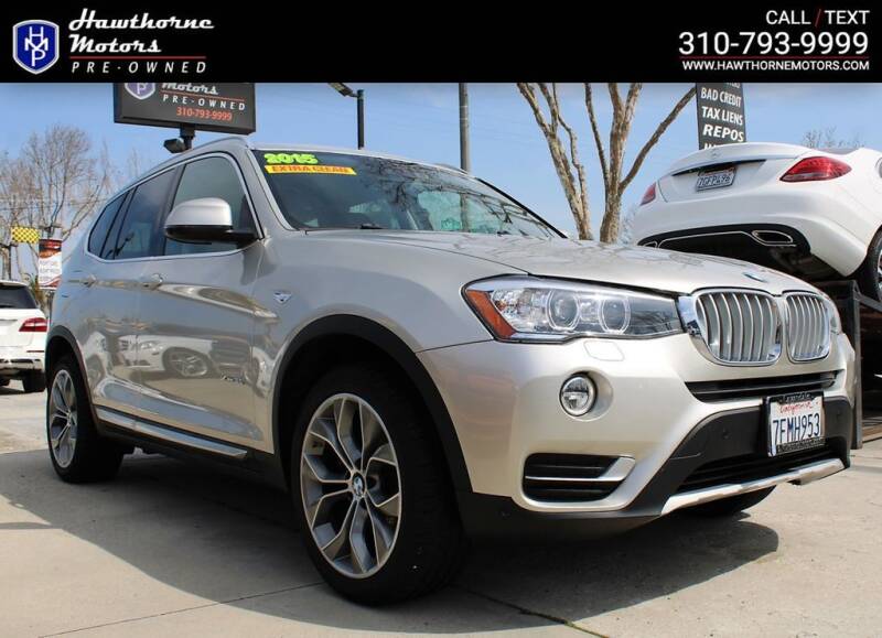 2015 BMW X3 for sale at Hawthorne Motors Pre-Owned in Lawndale CA