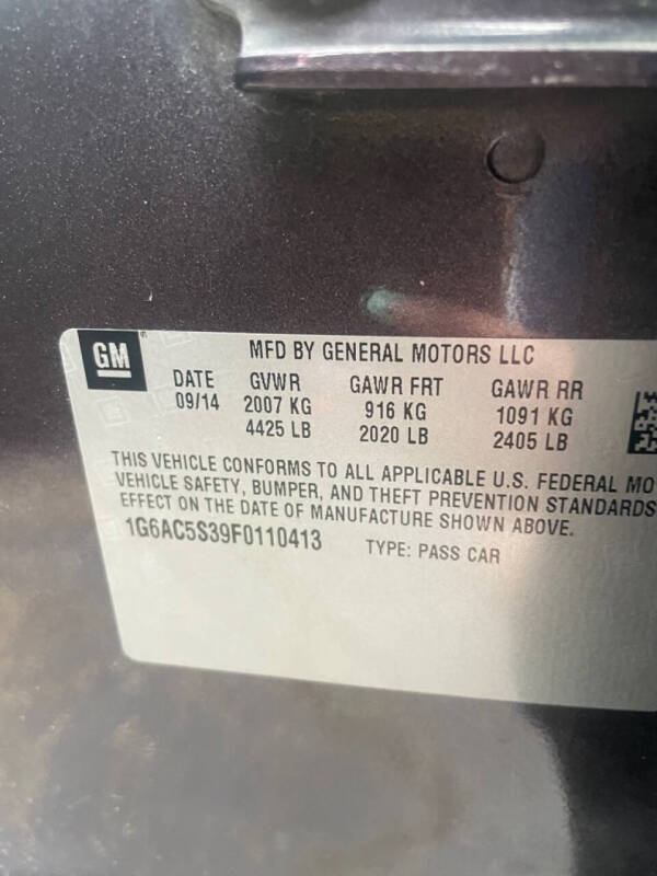 2015 Cadillac ATS 3.6L Performance