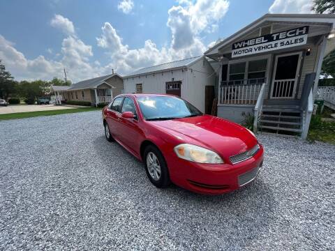 2013 Chevrolet Impala for sale at Wheel Tech Motor Vehicle Sales in Maylene AL