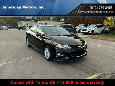 2017 Chevrolet Cruze for sale at American Motors, Inc. in Farmington MN