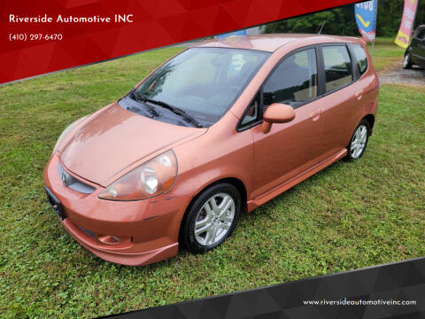 2007 Honda Fit for sale at Riverside Automotive INC in Aberdeen MD