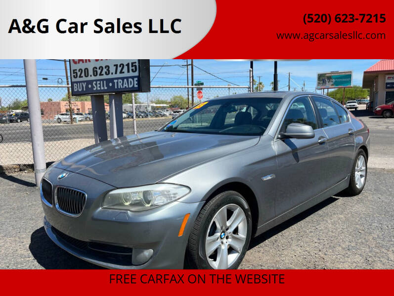 2013 BMW 5 Series for sale at A&G Car Sales  LLC in Tucson AZ