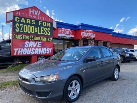 2009 Mitsubishi Lancer for sale at HW Auto Wholesale in Norfolk VA