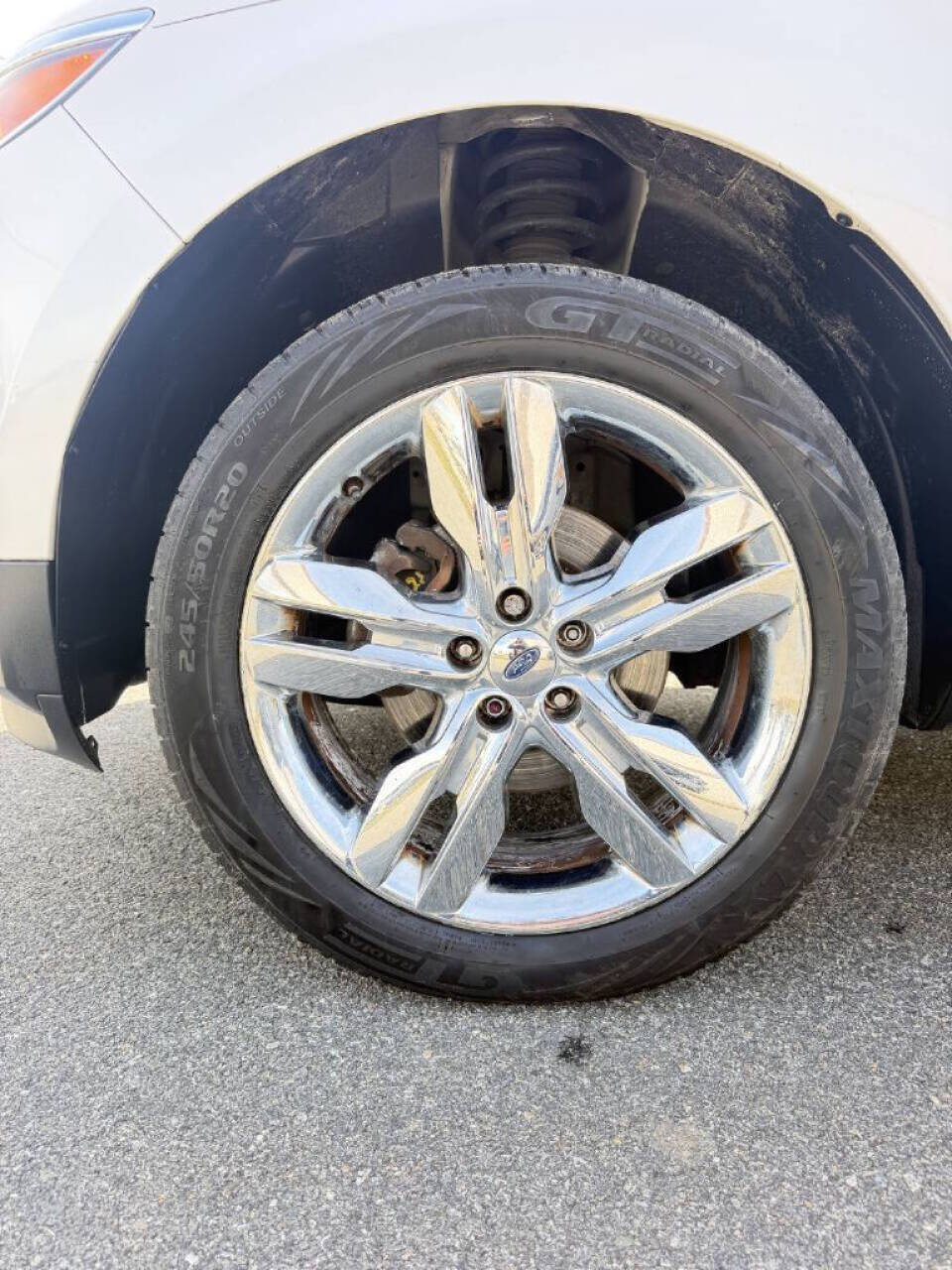 White 2014 Ford Edge SEL AWD SEL 4dr Crossover 16