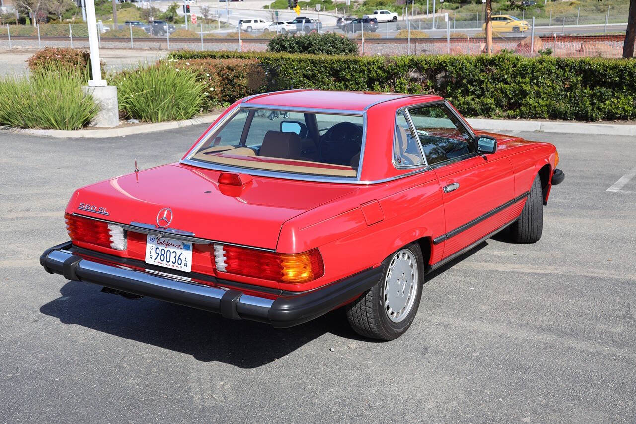 1987 Mercedes-Benz 560-Class for sale at DE AUTOS INC in San Juan Capistrano, CA