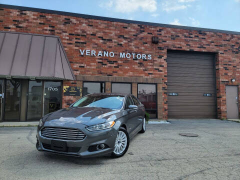 2015 Ford Fusion Hybrid for sale at Verano Motors in Addison IL