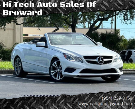 2014 Mercedes-Benz E-Class for sale at Hi Tech Auto Sales Of Broward in Hollywood FL