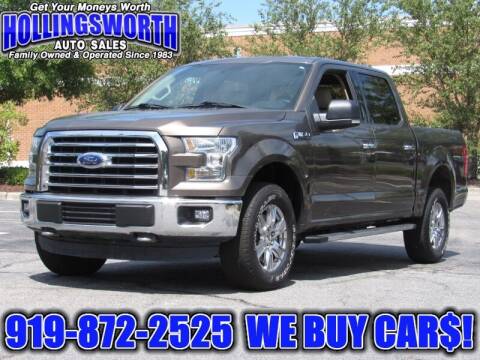 2016 Ford F-150 for sale at Hollingsworth Auto Sales in Raleigh NC