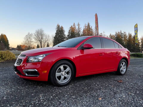 2016 Chevrolet Cruze Limited for sale at A & V AUTO SALES LLC in Marysville WA