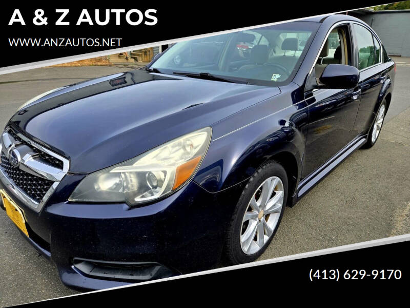 2013 Subaru Legacy for sale at A & Z AUTOS in Westfield MA