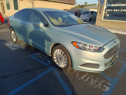 2013 Ford Fusion Hybrid for sale at Ournextcar/Ramirez Auto Sales in Downey CA