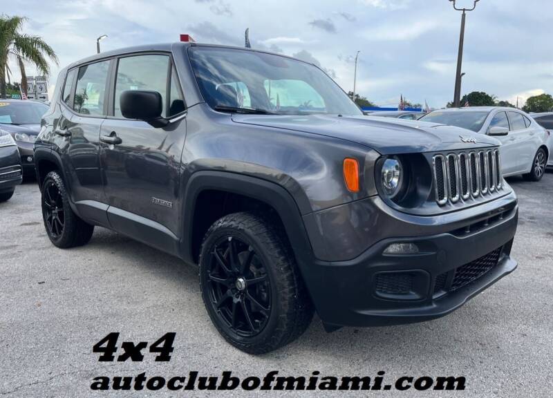 2017 Jeep Renegade for sale at AUTO CLUB OF MIAMI, INC in Miami FL