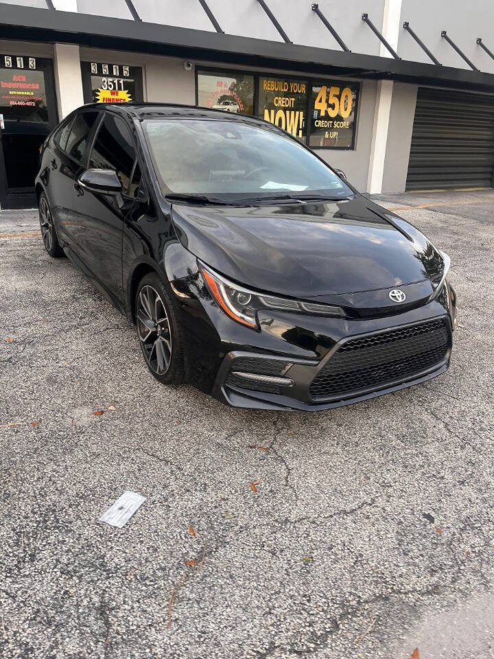 2020 Toyota Corolla for sale at M & J UNITED AUTO SALES in LAUDERDALE LAKES, FL