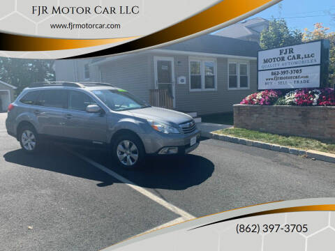 2010 Subaru Outback for sale at FJR Motor Car LLC in Mine Hill NJ