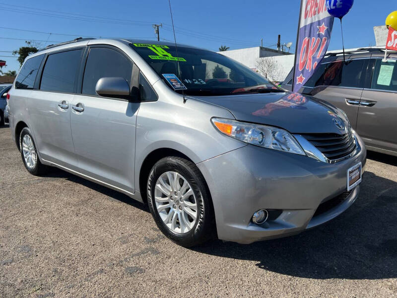 2014 Toyota Sienna for sale at ZAMORA MOTORS in Oxnard CA