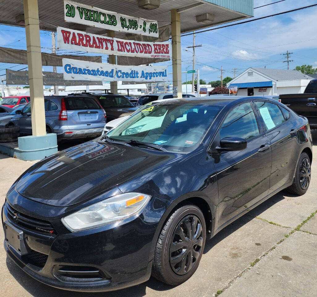 Black 2013 Dodge Dart SE SE 4dr Sedan 1