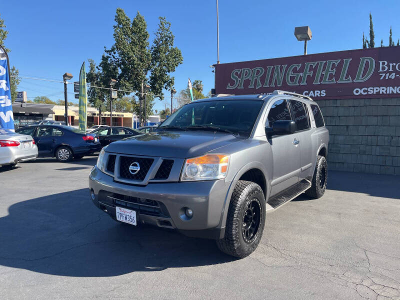 2015 Nissan Armada for sale at SPRINGFIELD BROTHERS LLC in Fullerton CA
