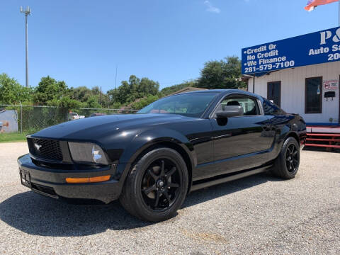 2008 Ford Mustang for sale at P & A AUTO SALES in Houston TX