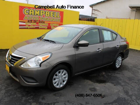 2017 Nissan Versa for sale at Campbell Auto Finance in Gilroy CA