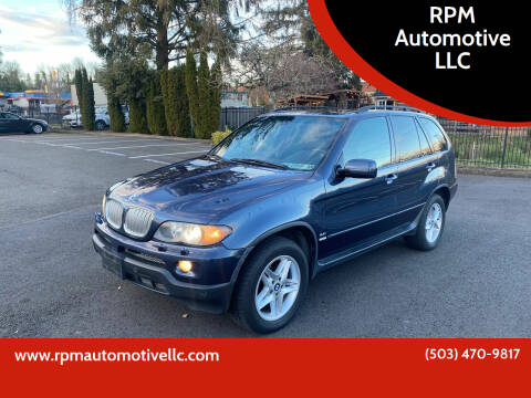 2005 BMW X5 for sale at RPM Automotive LLC in Portland OR